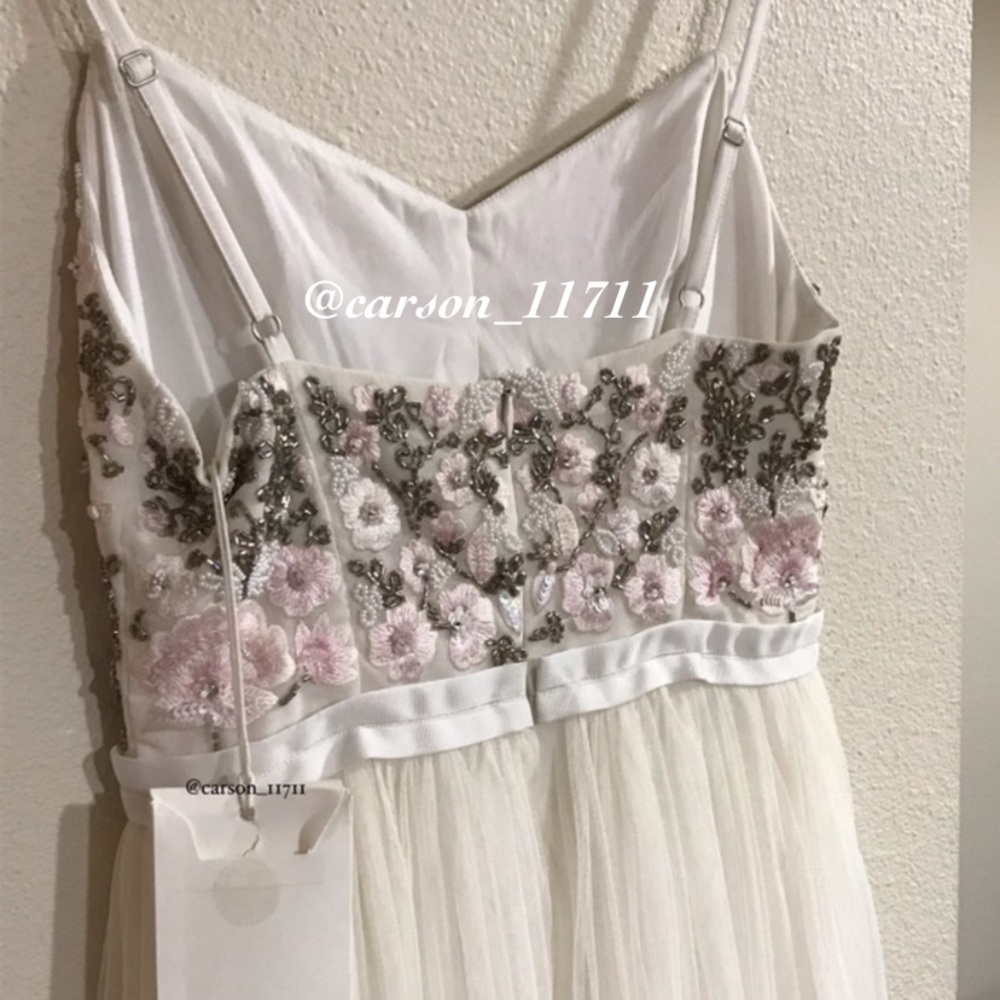 NWT Needle & Thread Bridal Embellished Tulle Gown 0 - Picture 8 of 12